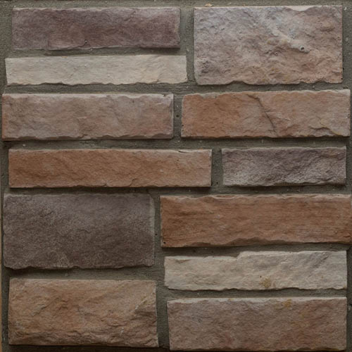 ALL BROWN stone veneer